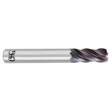 Osg 205209111 Carbide End Mill, 1 In. Dia., 1-1/2 In Cut