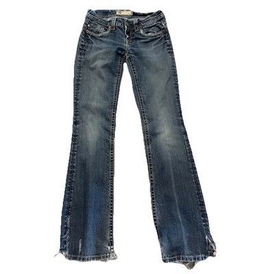 MEK Denim USA Henderson Low Rise Boot Cut Jeans Women's 27x34 (Act  29x 33) Y2K