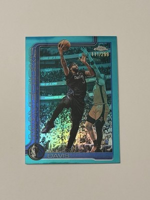 Anthony Davis #4 2025-26 Topps Chrome Update Dallas Mavericks /299