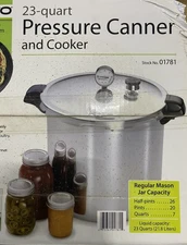 Presto 01781 Pressure Canner And Cooker, Aluminum, 23 Quart