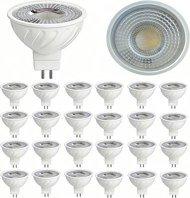 MR16 LED Bulb 12&36V Low-Voltage GU5.3 LED Bulbs 3000K LED Light Bulbs 24 pack