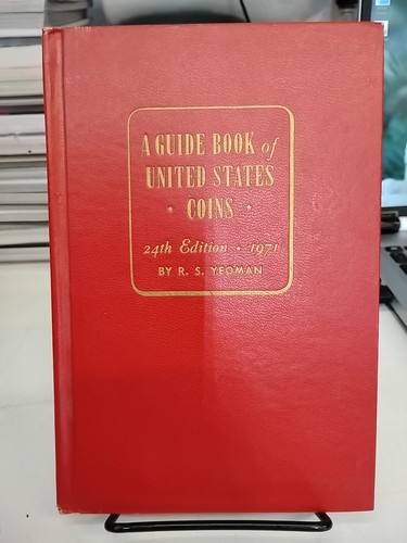 1971 Red Book A Guide Book of United States Coins Price Guide 24th Edition VG