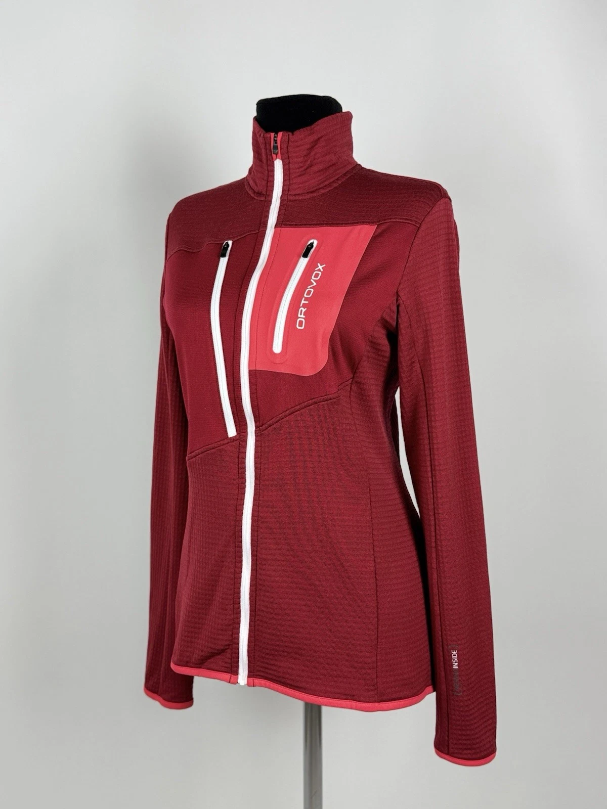 ORTOVOX Merino Wool Base Layer Zip Up Thermal Women’s Top