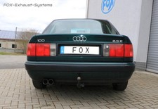  Sportauspuff-Komplettanlage ab Kat Audi 100, A6 Typ C4 mit 2xKat 2.8 2x70mm