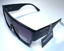 NEW TRUE RELIGION Black Classic Unisex Designer 57235K Sunglasses  Case