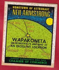 1960s unpeeled Chamber of Comm label Wapakone...