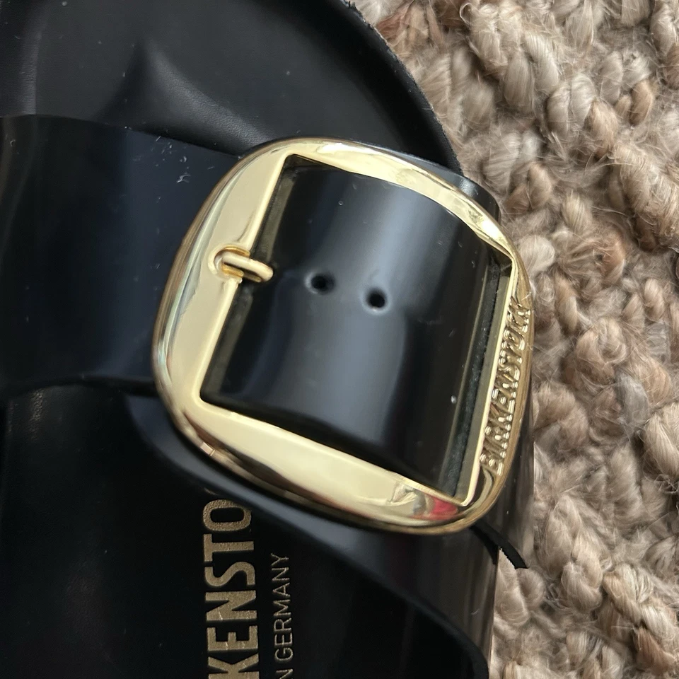 Sandalias Birkenstock Madrid Hebilla Grande Charol - Negro Alto Brillo - Hombre 6 Foto 4 de 4