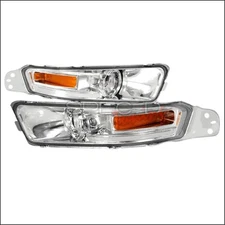 Spec-D Tuning 2LB-MST05-TM Bumper Lights for 05 to 09 Ford Mustang- Chrome - ...