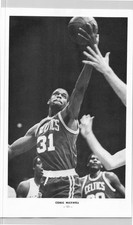 1981 Boston Celtics NBA Action Page - Cedric Maxwell - Vintage Basketball Page