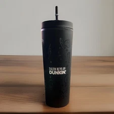 2025 Salem Mass Runs On Dunkin Donuts Halloween Collectible Tumbler Cup 18oz NEW