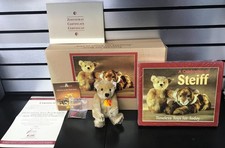 Steiff Celebration Book  Bear Set Blonde 22 Signed 2X'S By JORG JUNGINGER RARE 