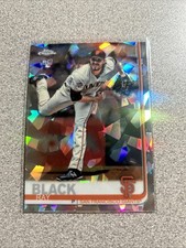 2019 Topps Chrome Ray Black SAPPHIRE Edition #333 San Francisco Giants Rookie RC