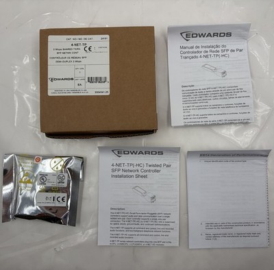 EDWARDS 4-NET-TP CONTROLLER FOR EDWARDS EST4 LIFE SAFETY FIRE ALARM SYSTEMS