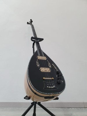 Elektro Saz Baglama  Elegant & Işlemeli  Artec Tonabnehmer + Mit Tasche