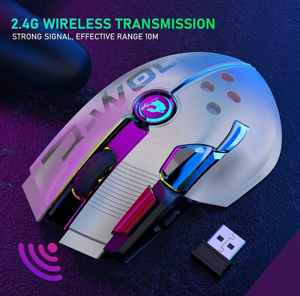 UrChoiceLtd X6 PRO Wireless Gaming Mouse,Ultra-Light,Pixart Sensor PAW3325,Up to - Image 3 of 4