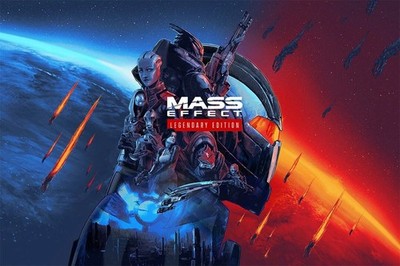 Mass Effect Legendary Edition Video Games GLOSSY Poster print 16''x24 home decor