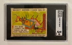 1935 R89 Mickey Mouse Gum You Sure Turned the Tables of Me Pluto! #24 SGC 3 Card
