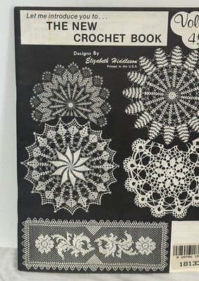 The New Crochet BOOK designs Elizabeth Hiddleson DOILIES Placemats KITTY pattern