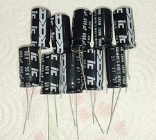 New 10x Illinois 680uf 50v Radial Electrolytic Capacitors 85  25x13mm