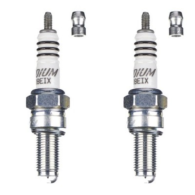 NGK Zündkerze CR8EIX Iridium 4218 2er (für: Kawasaki KX 250 F 4T KX250T 06-08 )