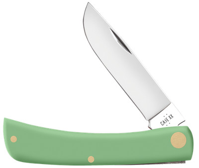 Case xx Knives Sod Buster Jr Mint Green Synthetic 63834 Stainless Pocket Knife