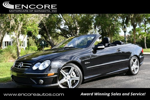 2007 Mercedes-Benz CLK63 AMG CLK 63 AMG 2-Door Cabriolet W/Navigation and