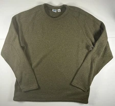 Eastern Mountain Sports Pullover Sweater Men’s Medium Olive Green Made In USA