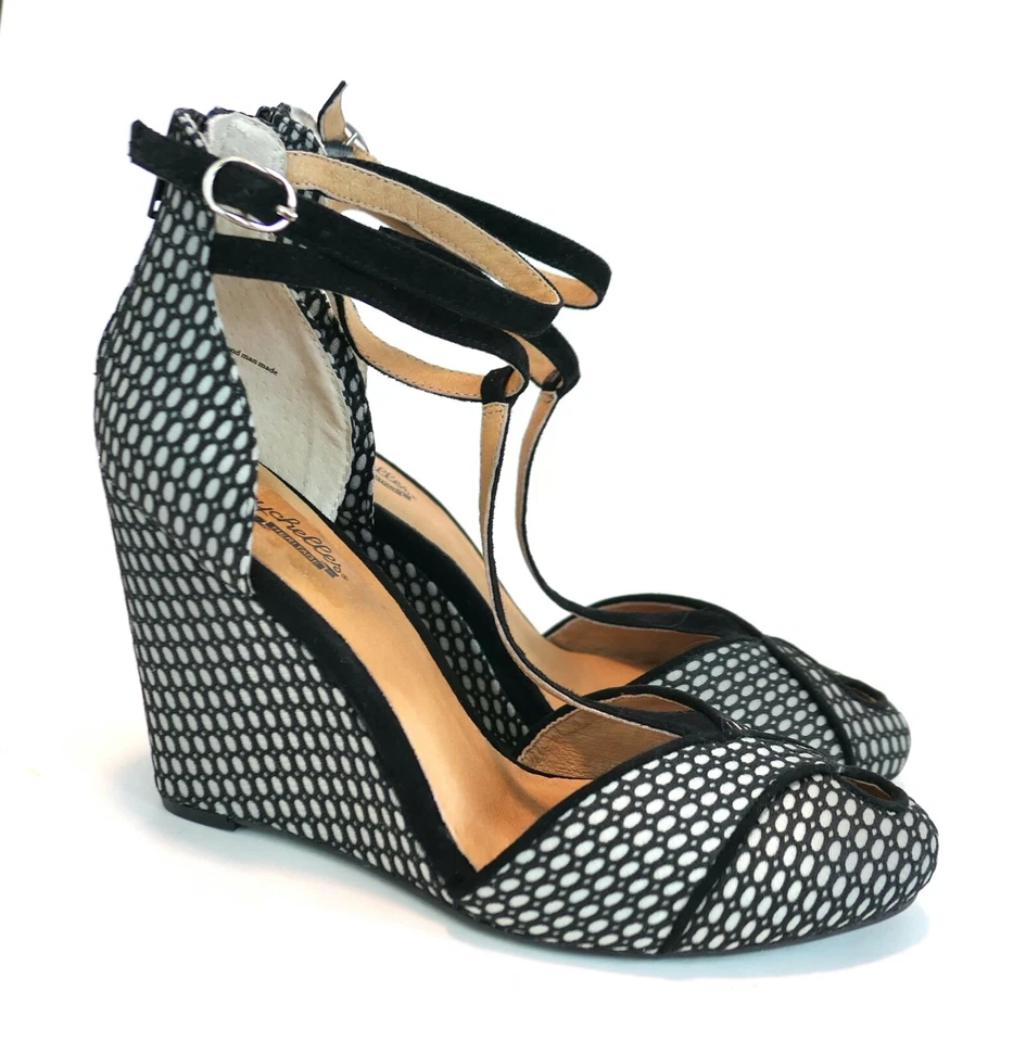 Seychelles Heritage Tobillo Correa en T Cuña Plataforma Tacón Deco Rockabilly 9 Foto 4 de 4