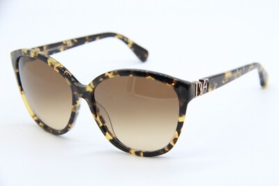 Diane von Furstenberg DVF606S 281 Shimmer Tokyo Tortoise Sunglasses 58 13 135 DIANE VON FURSTENBERG HARPER DVF606S 281 TORTOISE AUTHENTIC  main image 4