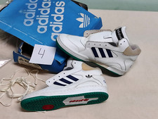 Retro Vintage 90s Soviet USSR TRAINERS Basketball Sneakers Leather Shoes Size 46