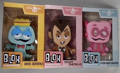 FUNKO Blox General Mills Cereal vinyl figures Boo FRANKEN Berry COUNT CHOCULA