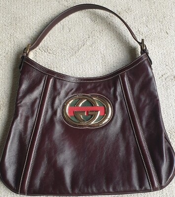 Original Gucci Handtasche ''Britt Hobo''   Leder, selten getragen