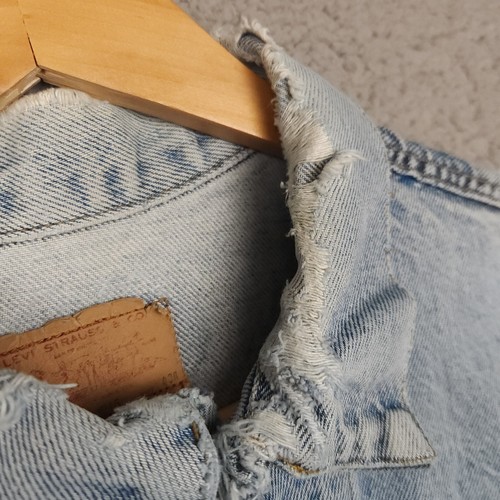 Vtg Levis Trucker Jacket Mens 40r 70506 0216 Type 3 Made in USA Denim Coat by Levi's, $38.25 - Photo 12