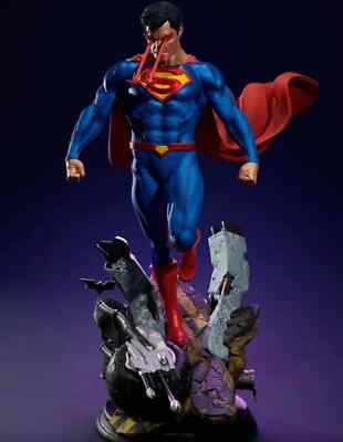 Superman lazer eyes  Sculpture Statue Model Kit  DC Unpainted/Unassembled