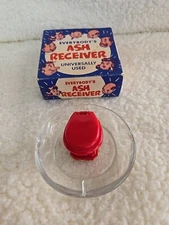 Vintage Original Box 1949 EVERYBODY'S ASH RECEIVER Toilet Shape Souvenir Ashtray