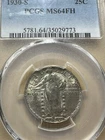 1930-S Standing Liberty Quarter - PCGS MS 64 FH -