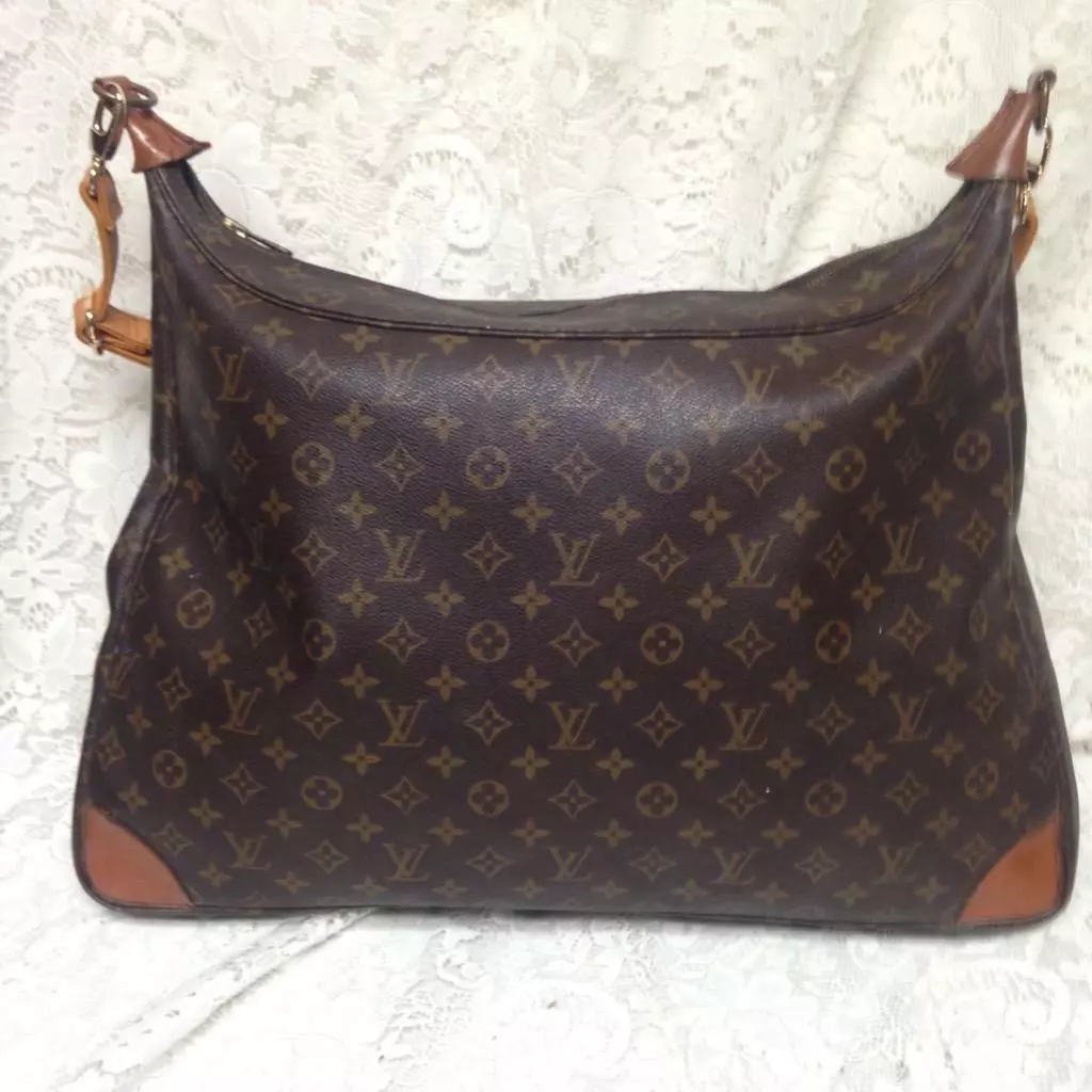 Louis Vuitton Boulogne Hobo XL Monogram 50 Large Gm 4lv69 Brown