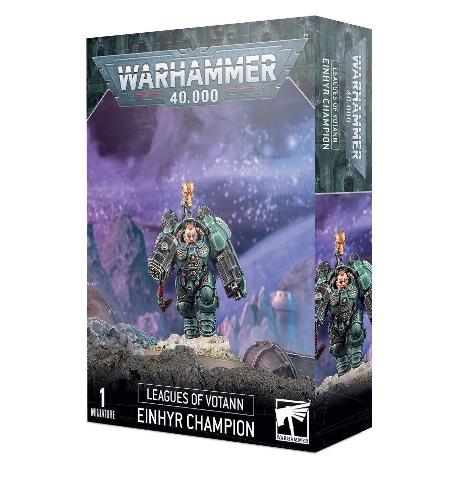 EINHYR CHAMPION leagues of votann CAMPIONE miniatura WARHAMMER 40K età 12+