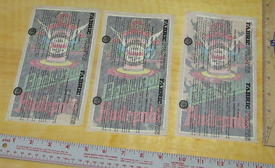 Rock & Roll w HUDEPHOL BEER Iron-On TransferS 3-SheetS 1975 Brewery TourSouvenir