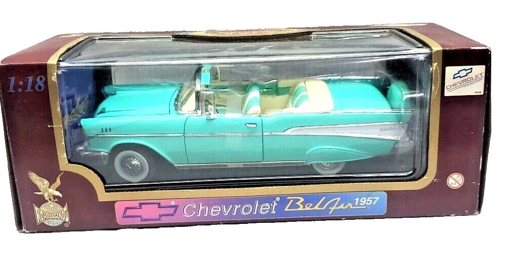 Chapa de acero Chevrolet 1:18 vehículos diecast y de juguete