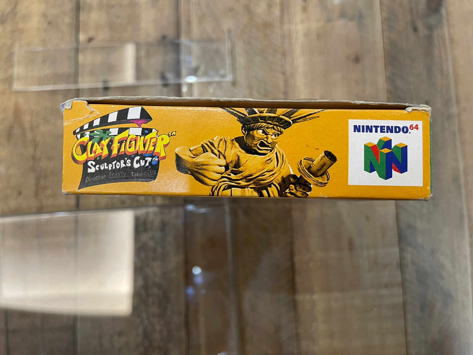 Clay Fighter Sculptor's Cut Blockbuster Exclusive Authentic Nintendo