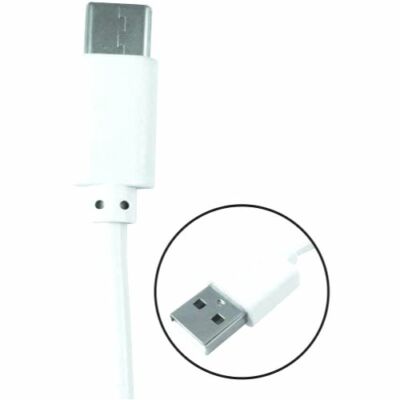 Zenith PM1006UCW USB C to USB A Cable, 6-feet, White