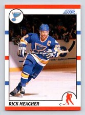 1990-91 Score American #267 Rick Meagher  St. Louis Blues 