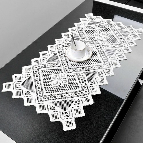 Vintage Lace Placemat Doilies Table Runner Dining Table Mats Wedding Party Decor - Picture 36 of 67