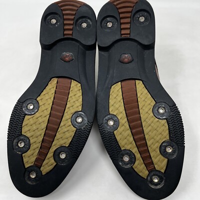 Tommy Bahama Size 8 Mens Havana Golf Shoes Espresso Brown Two Tone Leather s-l400.jpg main image 3