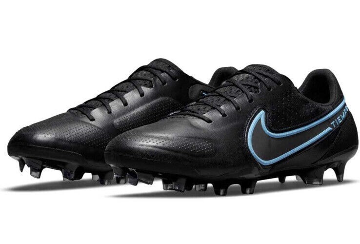 Nike Tiempo Legend 9 Elite FG Black Blue Hero CZ8482 004 Men's