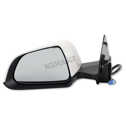 Left White Door Wing Mirror For Tesla Model 3 2021-2023 Heated Electric 13Wires - Picture 4 of 12