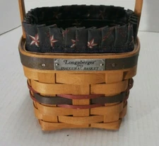 Longaberger 1993 Inaugural Basket Combo with Product Card - t