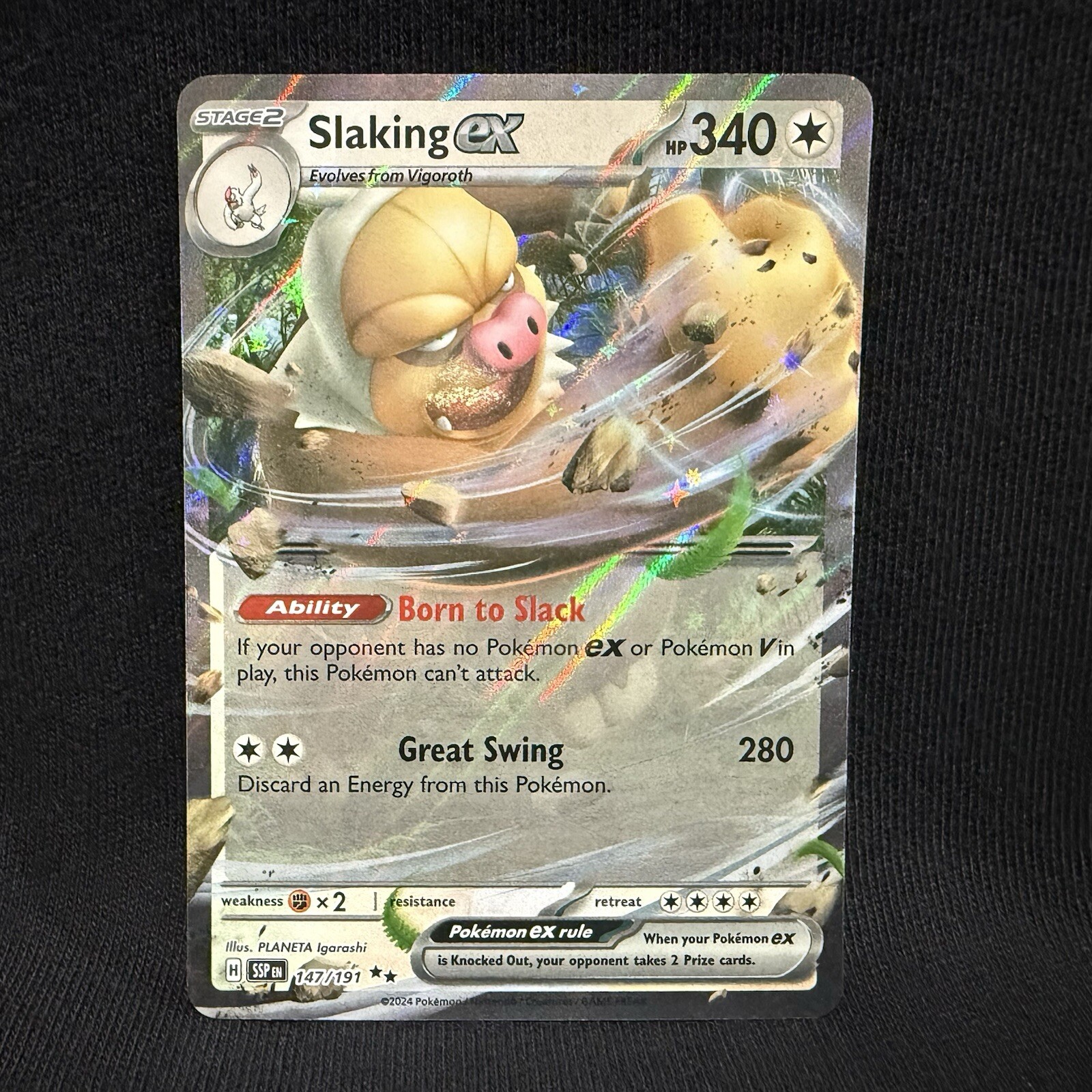 Slaking ex 147/191 - Surging Sparks - NM
