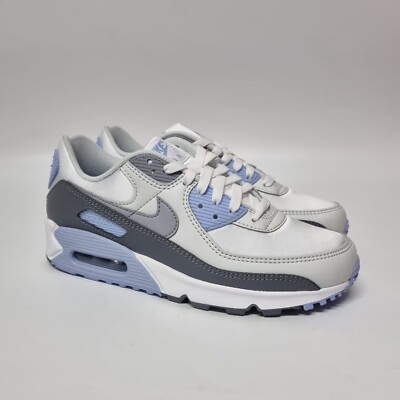 Nike Air Max 90 White Cobalt Bliss Blue Photon Womens Shoes Sneakers 8.5 US 6UK